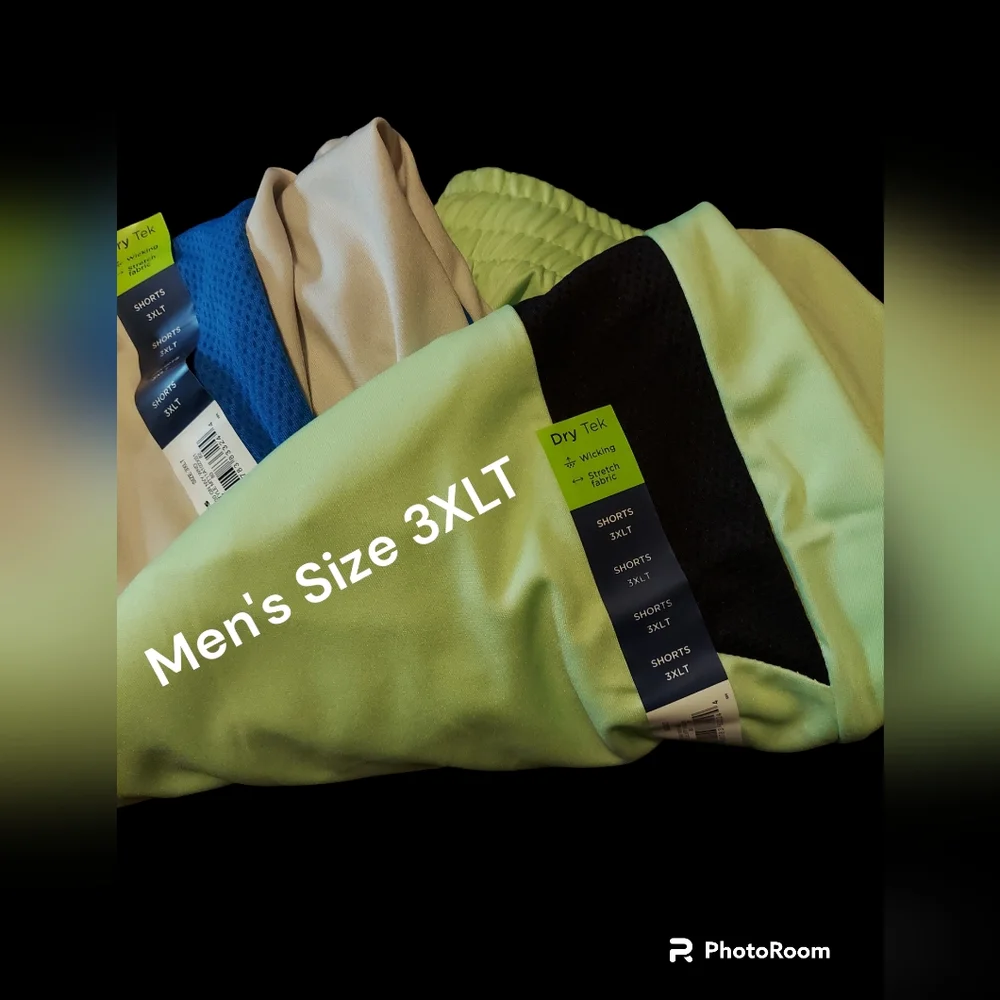 Tek Gear Set of 3 Men's Shorts 3XLT NWT